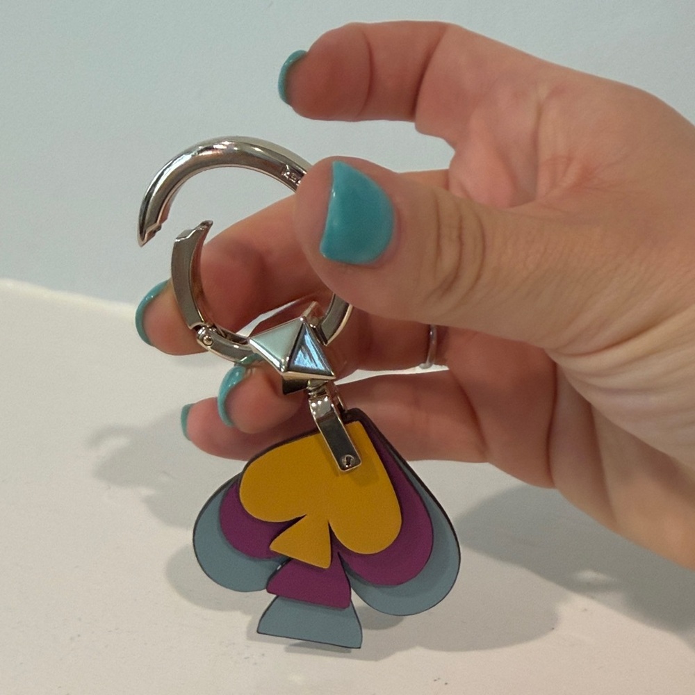 KATE SPADE Spade Keychain/Fob EUC - Picture 5 of 5